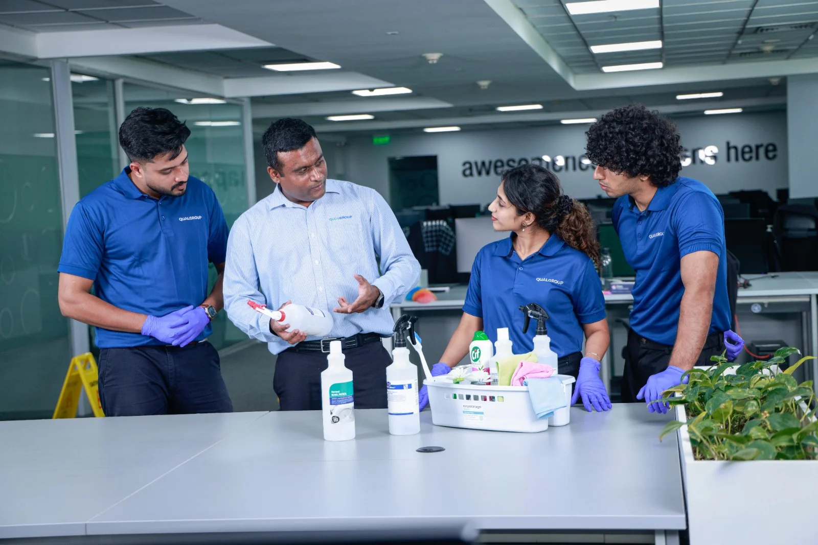 QualGroup founders Vijo Madappilly Jose and Riya Cherian